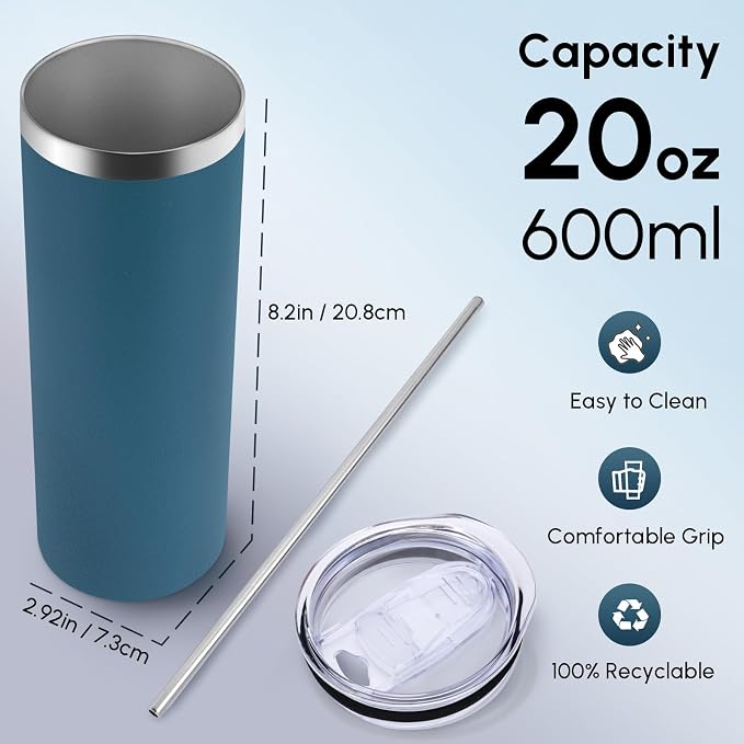 Volhoply 20 oz Skinny Tumbler - Image 2
