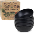Grow Forward Premium Wheat Straw Bowls Set of 8 by GrowForward
