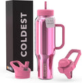 Coldest Tumbler with Handle and Straw by Coldest