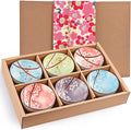 Ceramic Rice Bowls 10 oz, Sakura Bowl Gift Set by Sanbege