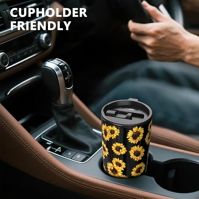 TILUCK 20 oz Insulated Coffee Tumbler - Image 4