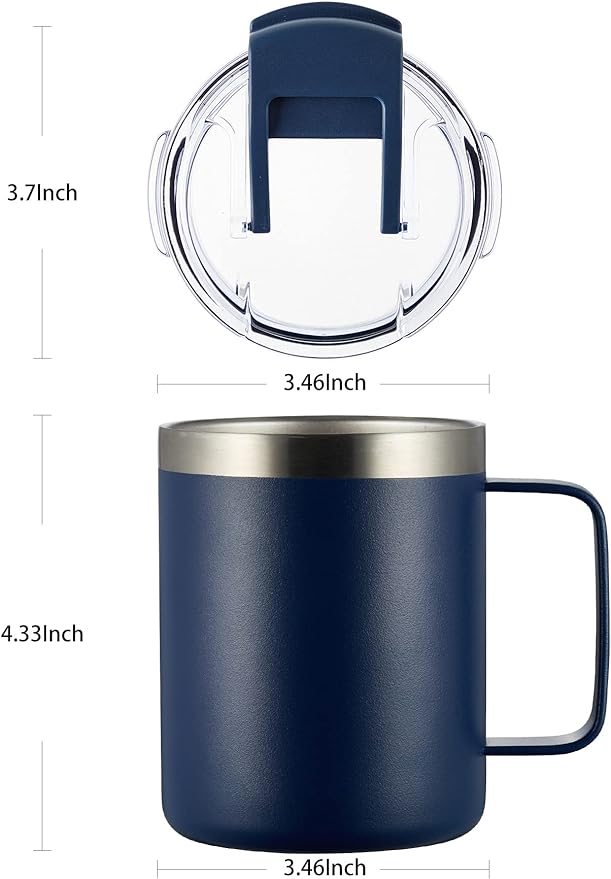 12oz Stainless Steel Insulated Coffee Mug - Image 5