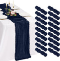 18 Pack Cheesecloth Table Runner 10FT Navy Blue Table Runner Boho Gauze Cheese by Showgeous