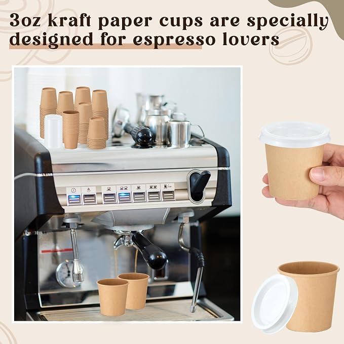 100 Sets 3 oz Disposable Espresso Cup - Image 6