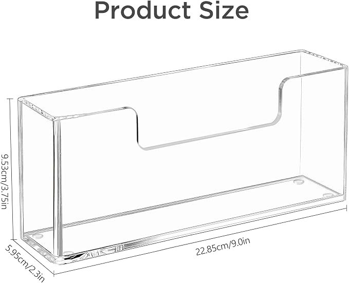 HBlife Acrylic Guest Towel, Paper Napkin Holder - Image 2