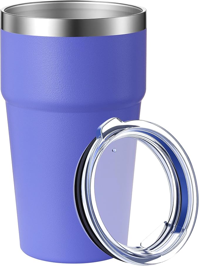MEWAY 16oz Tumbler Double Wall Vacuum Insulated Travel Mug Bulk, Stainless by MEWAY
