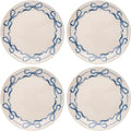 Karma, 8.75 inches Melamine Salad Plates Set of 4, Reusable Dishwasher Safe by KarmaGifts