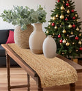 Pack of 1 Handwoven Rectangle Jute Braided Table Runner 13 x 72 Inch, 100% by MDS