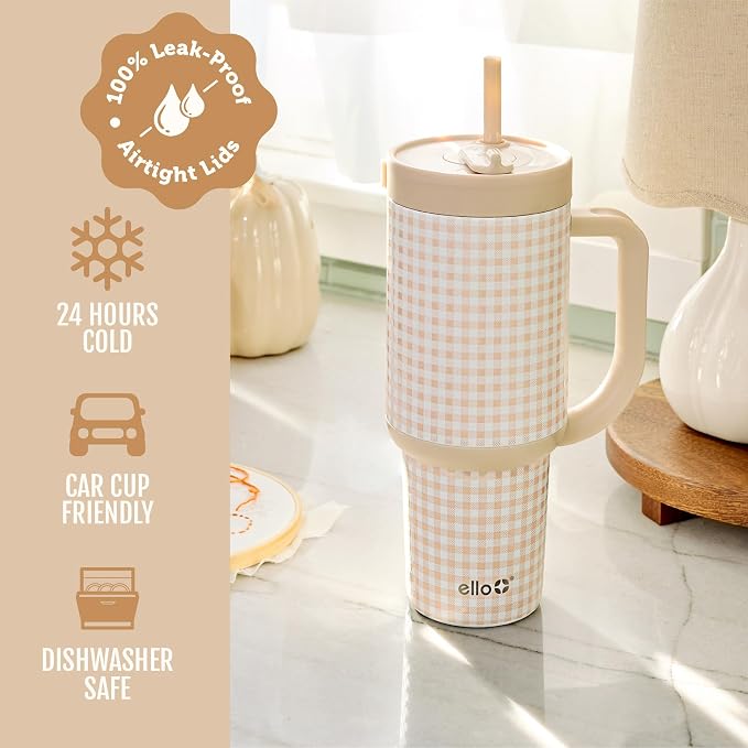 Ello Oasis 30oz Insulated Stainless Steel Tumbler - Image 5