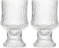 Iittala Ultima Thule Red Wine Glass Pair by Iittala