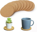 9Pcs Cork Coasters, Tivnhuils 3.9 inch Coasters by Tivnhuils