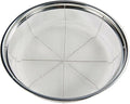Fine Mesh Strainer for Kitchen, Stainless Steel Colander Bowl for Pasta, Rice, Fruit, Metal Net Baskets with Resting Base - Strain, Drain, Rinse （Diameter 11.02 inch）