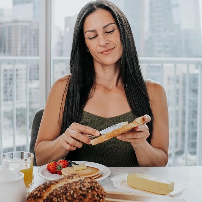 Houseify Ready Butter 3-in-1 18/10 Stainless Steel Butter Knife | 6-inch handle - Image 2
