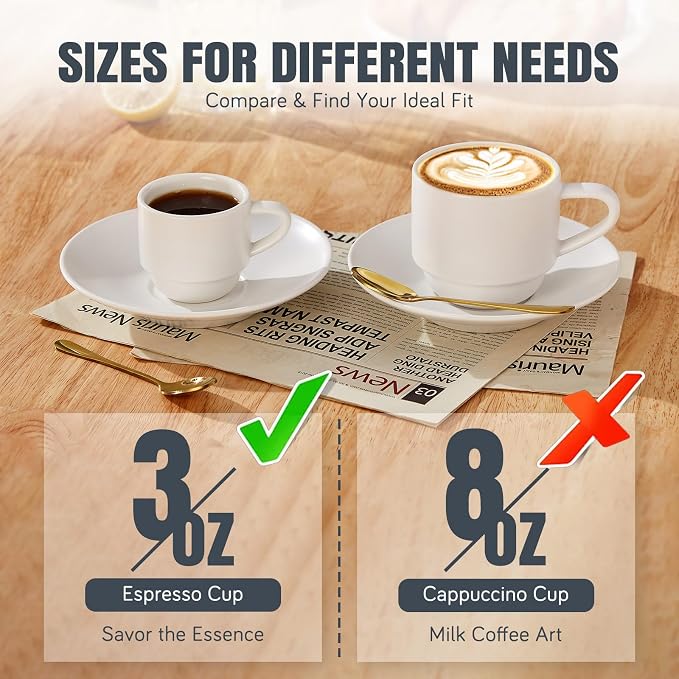 Lareina 3-Ounce Espresso Cups - Image 6