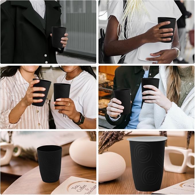 Wrova Wheat Straw Cups 16oz Set of 8 - Image 7