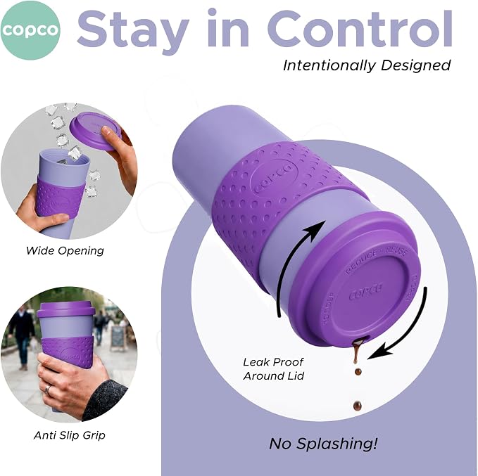Copco Acadia 16oz Travel Mug, Ergonomic Design, Comfortable Handling - Image 5