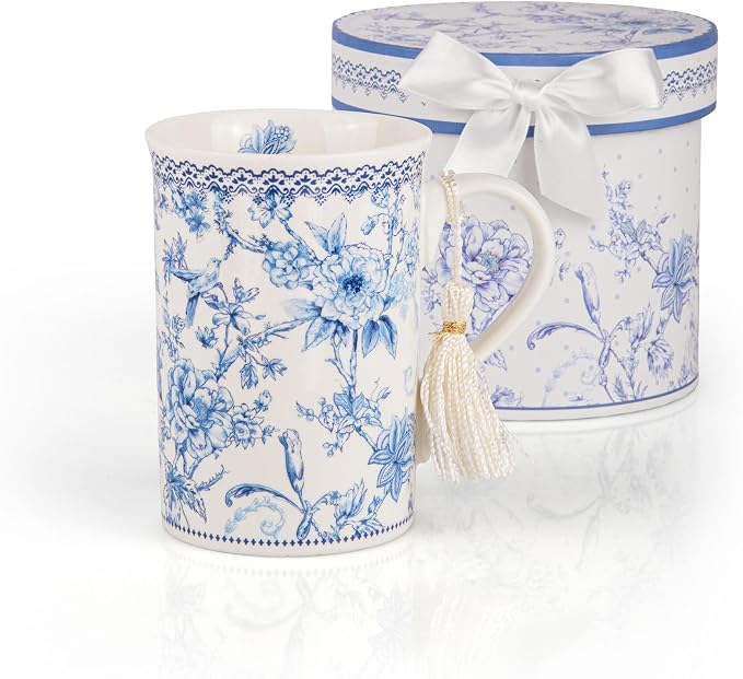 STP GOODS Porcelain Tea/Coffee Cup in Gift Box Fine Porcelain Coffee Cup Tea - Image 2