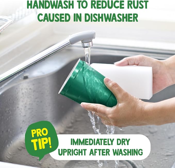 Steel Chill Cups 16 oz. Reusable Party Cups, Valentine's Day, 100% recyclable - Image 5
