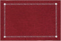 Grelucgo Handmade Hemstitched Polyester Rectangle Table Placemats by Grelucgo