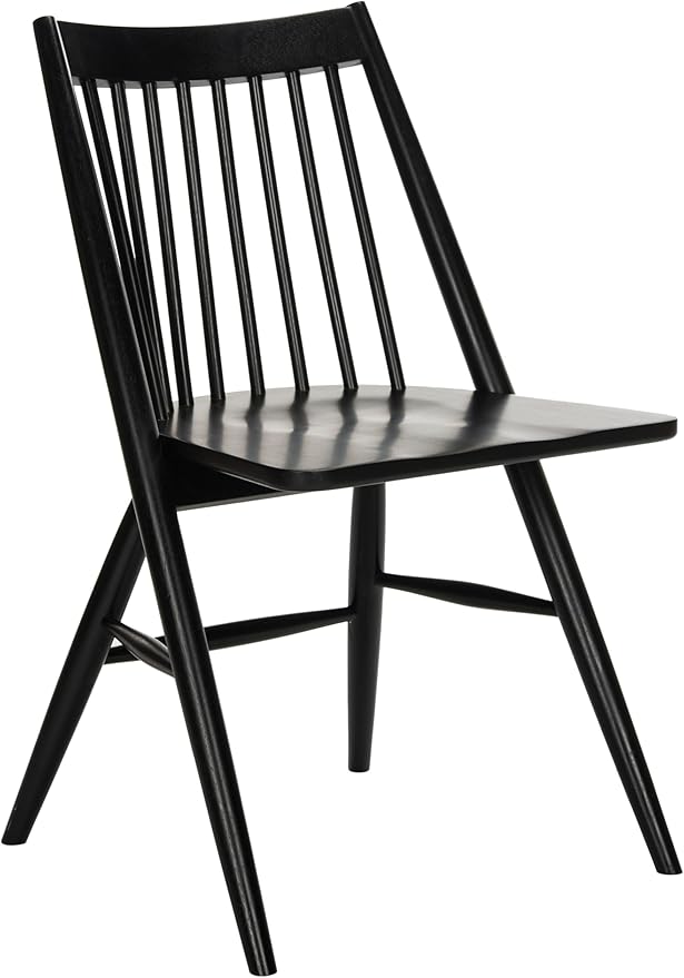 Safavieh Home Collection Wren Black 19-inch Spindle Dining Chair (Set of 2)