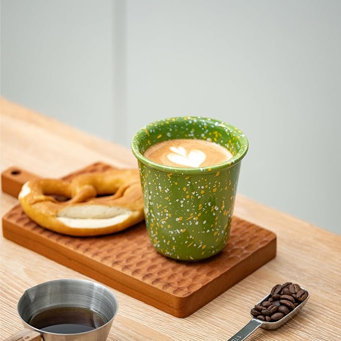 4-Piece 10oz Handleless Coffee Cups, - Image 5