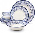 Royal 12-Piece Porcelain Dinnerware Set by TudorEngland