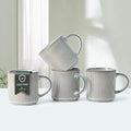 MONITO 16Oz Coffee Mugs Set of 4, Rustic Ceramic Coffee Cups Set by MONITO