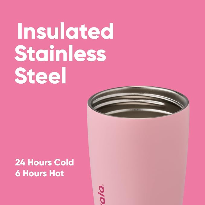 Owala SmoothSip Slider Insulated Stainless Steel Coffee Tumbler, Reusable Cup - Image 4