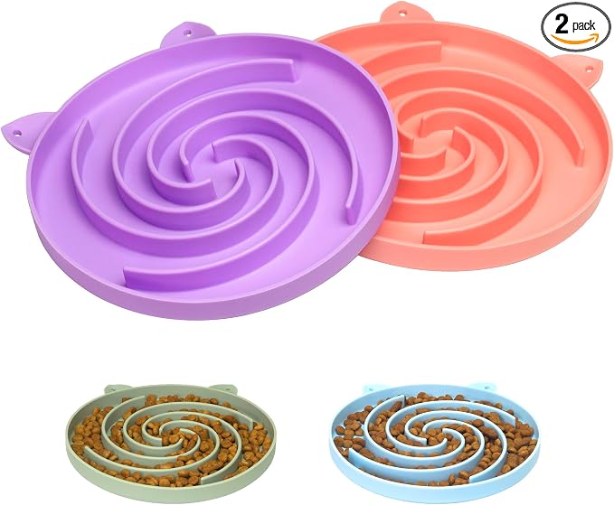 Bifeaw Slow Feeder Cat Bowl by Bifeaw