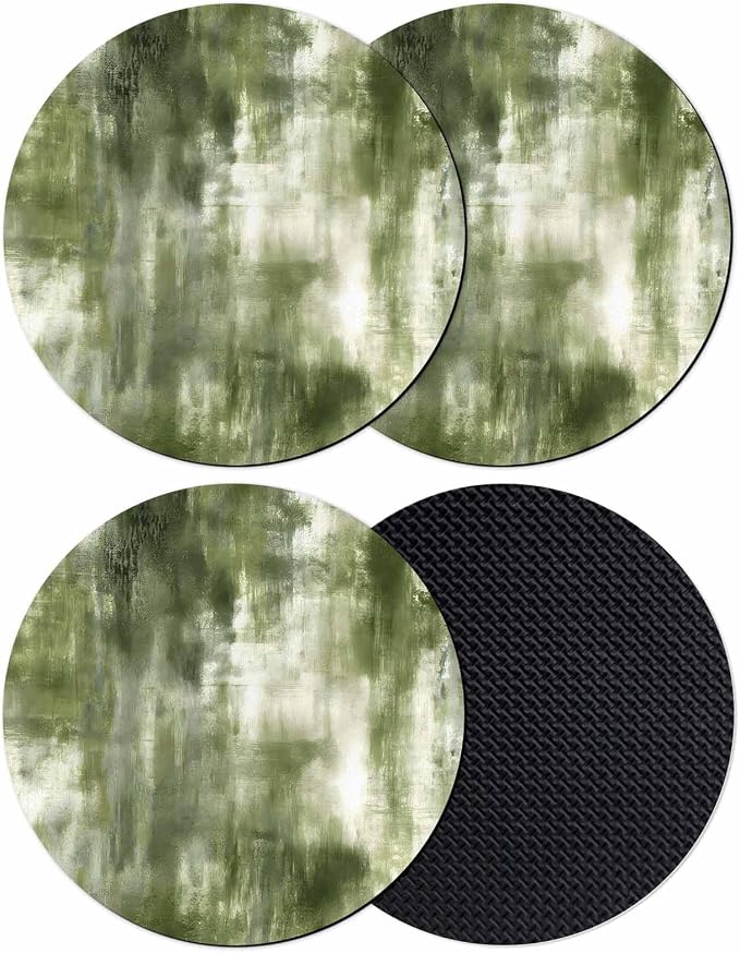 Abstract Bohemia Coasters Set of 4, Absorbent Coasters by Unknown