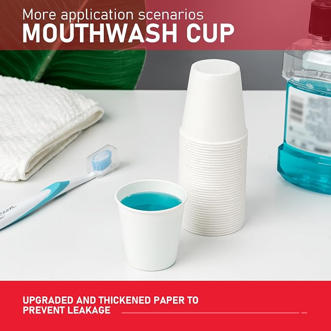 500 Pack 3 oz Disposable Paper Cups - Image 2