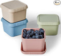 ISSEVE 4pack 6oz Silicone Snack Containers by ISSEVE