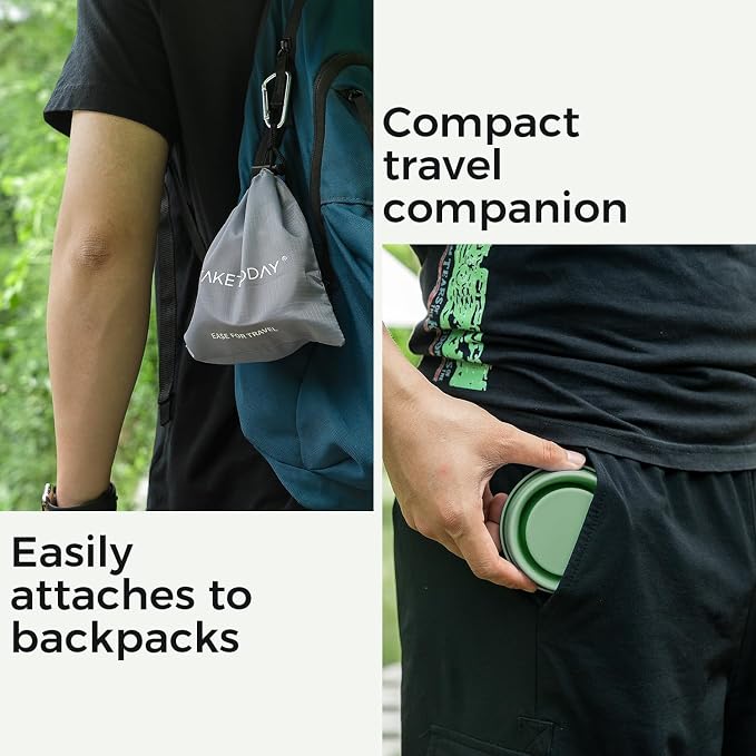 TakeToday Collapsible Cup 8 oz, Foldable - Image 5