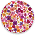 Coasters for Drinks Coaster Drink Set Decorative Coffee Table Desk Cup Mat Spring Cute Cork Bar Backing Round Home Decor Red Purple Yellow Daisy38