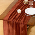 Cheesecloth Table Runner Summer Boho Wedding Shower Party Home Decor | by Socomi