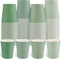NatNarr 100 Pack Gradient Sage Green Paper Cups, 9oz Baby Shower Paper Cup | by NatNarr