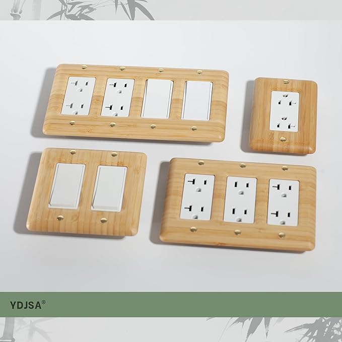 Wood Switch Plate Covers Decorative Outlet Covers Light Switch Cover Plate Single Decorator Wall Plate