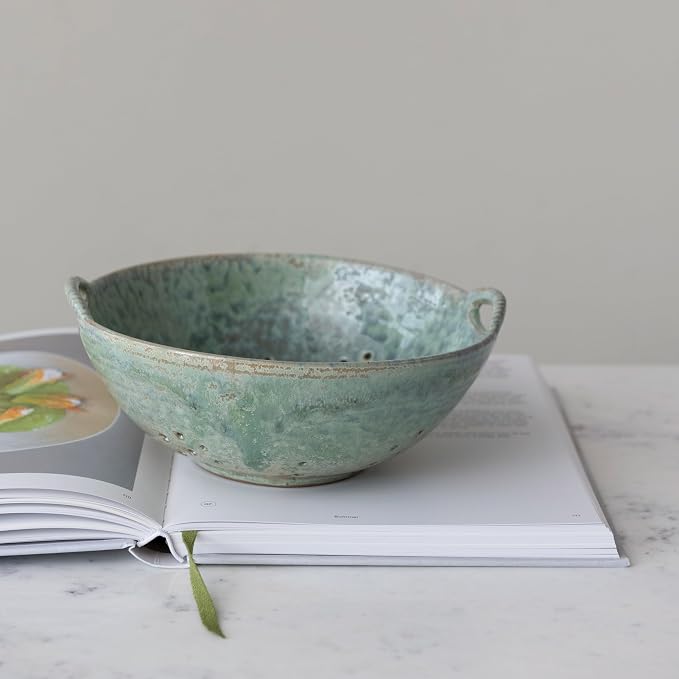 Creative Co-Op Stoneware Berry Bowl - Image 2