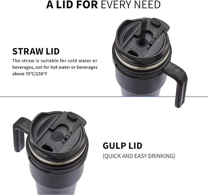 20 oz Insulated Travel Coffee Mug Tumbler - Image 2