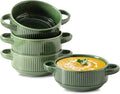 Soup Bowls with Handles, 23 oz French Onion Soup Crocks, Stackable Soup Bowl by Howise
