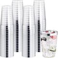 IOOOOO 50 Pack 12 oz Silver Plastic Cups, Party Wine Glasses Disposable by I00000