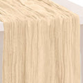 1 Pack Nude Cheesecloth Table Runner 35x120 Inch 10Ft Rustic Gauze Cheese Cloth by SuBleer