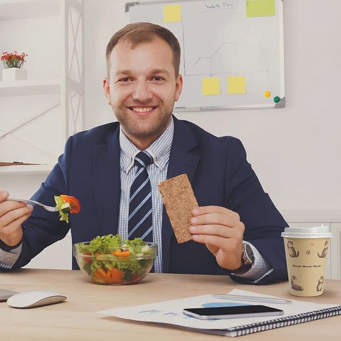 12 OZ 25 Pack Disposable Cups Paper Coffee Cups - Image 7