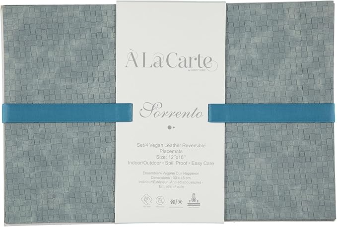 Placemats Set of 4 12" x 18" Heat-Resistant Table Mats for Dining Table Set for 4 Kitchen & Dining Room Decor Farmhouse, Boho, & Modern Style Easy to Clean, Durable & Stylish Table Decor