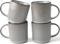famiware Coffee Mug Set for 4, Star 12 oz Catering Mugs Cup Set by Famiware