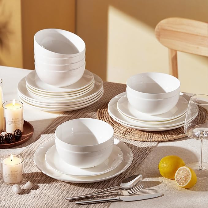 6-Piece Bone China Dinnerware Set - Image 6