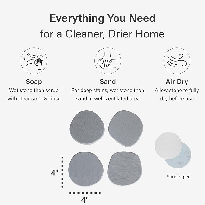 Dorai Home Stone Coasters Set - Image 6