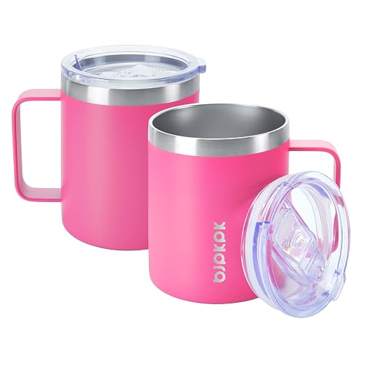 BJPKPK 2PCS Insulated Coffee Mug by BJPKPK