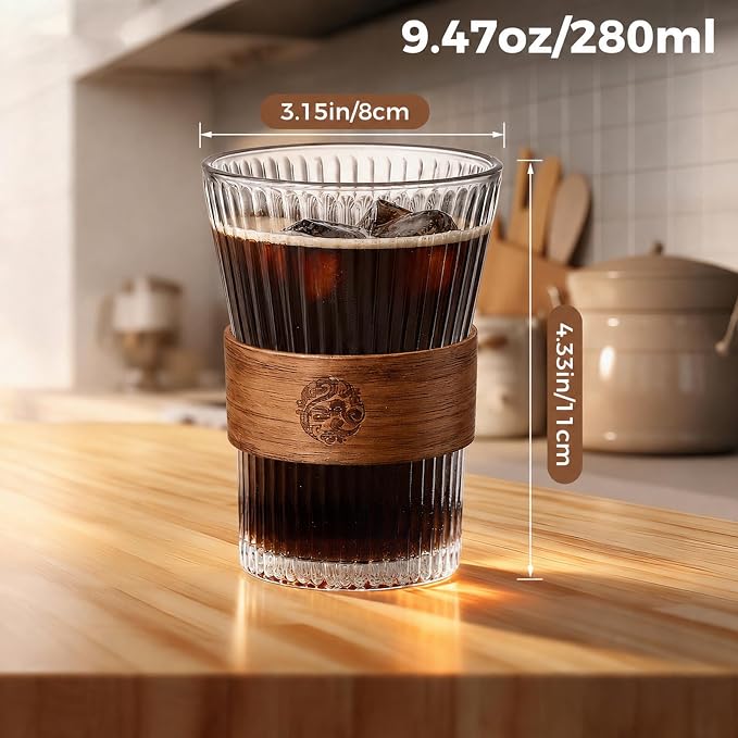4 Pcs Espresso Coffee Tea Cups - Image 2