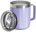 12 oz Insulated Travel Coffee Mug by ALOUFEA